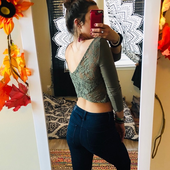 American Eagle Outfitters Tops - 🌱 5/$20 American Eagle boho crop top
